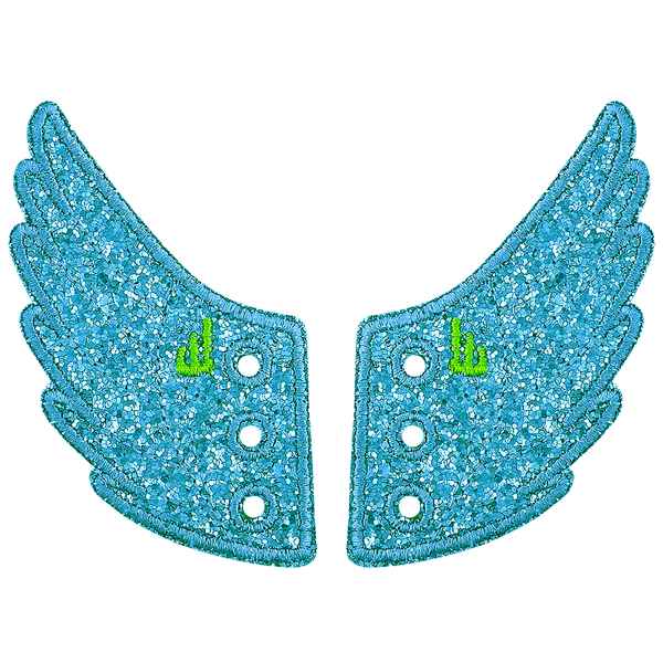 Turquoise Sparkle Wings